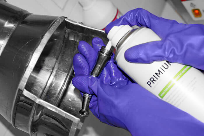 Lubrificazione del turbotrapano